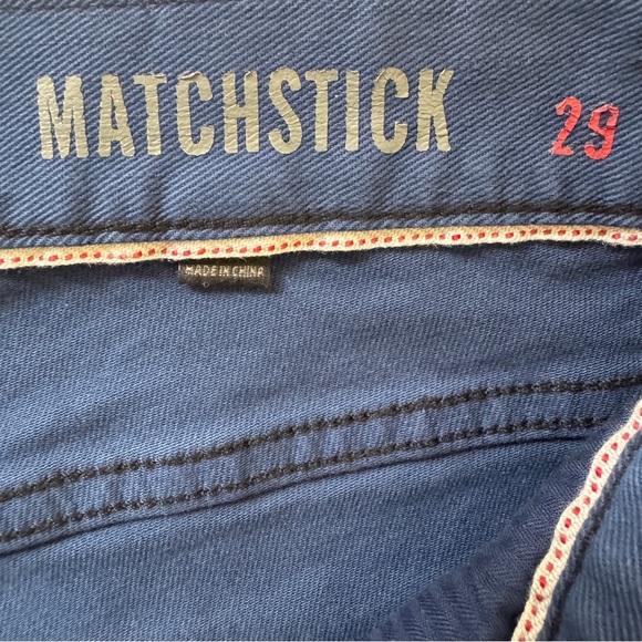 John Varvatos Matchstick Skinny Fit Jeans Denim Ink Blue Pants Trousers Sz 29 - Picture 6 of 15